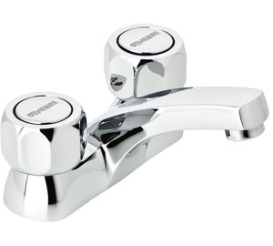 Mezclador lavabo 4" Cromado Gamma
